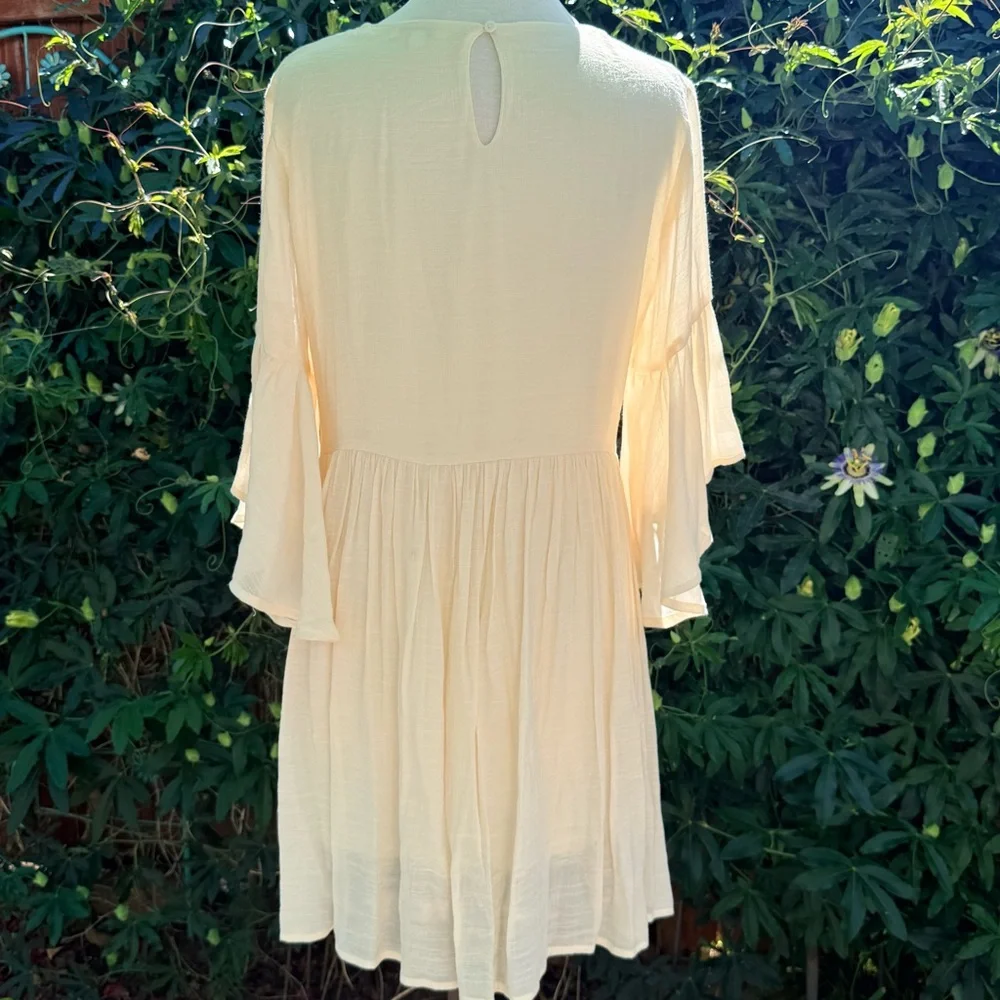 Umgee Cream Embroidered Boho Tunic - Picture 10 of 11